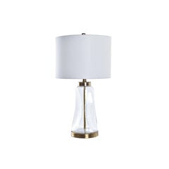 Galda lampa DKD Home Decor Bronza Caurspīdīgs Balts 220 V 50 W Moderns (36 x 36 x 64 cm) цена и информация | Настольные лампы | 220.lv