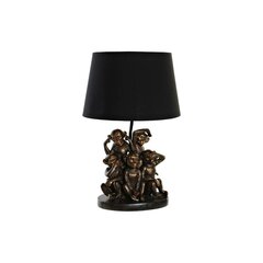 Galda lampa DKD Home Decor Melns Bronza Poliesters Sveķi Mērkaķis (31 x 31 x 48 cm) cena un informācija | Galda lampas | 220.lv