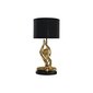 Galda lampa DKD Home Decor Melns Bronza Poliesters Sveķi Mērkaķis (25 x 25 x 48 cm) cena un informācija | Galda lampas | 220.lv