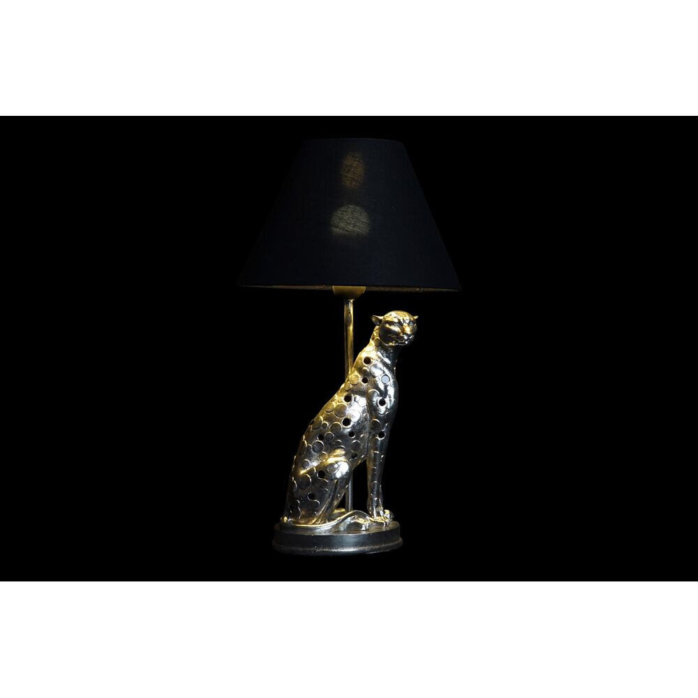 Galda lampa DKD Home Decor Sudrabains Melns Bronza Koloniāls 220 V 50 W (26 x 26 x 46 cm) (2 gb.) cena un informācija | Galda lampas | 220.lv