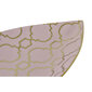 Galda rotājums DKD Home Decor Porcelāns Rozā Bronza Austrumniecisks Augu lapa (27,5 x 16 x 3 cm) cena un informācija | Interjera priekšmeti | 220.lv
