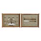 Glezna DKD Home Decor (59 x 4 x 45 cm) (2 pcs) cena un informācija | Gleznas | 220.lv