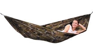 Šūpuļtīkls Amazonas Travel Set Camouflage, zaļš/brūns cena un informācija | Šūpuļtīkli | 220.lv