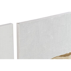 Glezna DKD Home Decor Abstrakts (76 x 2,5 x 101,6 cm) (2 gb.) cena un informācija | Gleznas | 220.lv