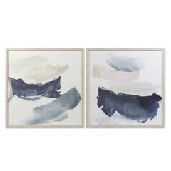 Glezna DKD Home Decor Abstrakts (83,5 x 4 x 83,5 cm) (2 gb.) cena un informācija | Gleznas | 220.lv
