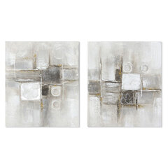 Glezna DKD Home Decor Abstrakts Moderns (50 x 2,5 x 60 cm) (2 gb.) cena un informācija | Gleznas | 220.lv