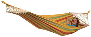 Šūpuļtīkls Amazonas Aruba Vanilla, krāsains cena un informācija | Šūpuļtīkli | 220.lv