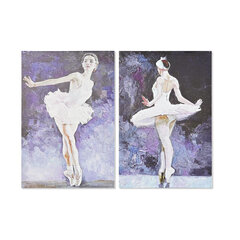 Картина DKD Home Decor, Балерина (40 x 1,8 x 60 cm) (2 шт.) цена и информация | Картины | 220.lv