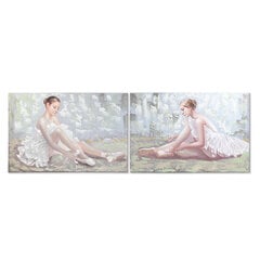 Glezna DKD Home Decor Balets (120 x 3 x 80 cm) (2 gb.) cena un informācija | Gleznas | 220.lv