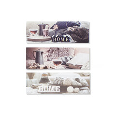 Glezna DKD Home Decor Canvas Koks MDF (3 pcs) (90 x 2 x 30 cm) cena un informācija | Gleznas | 220.lv