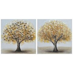 Картина DKD Home Decor, Дерево (40 x 2.5 x 40 cm) (2 шт.) цена и информация | Картины | 220.lv