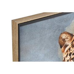Glezna DKD Home Decor Leoparda (74 x 3 x 97 cm) cena un informācija | Gleznas | 220.lv