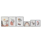 Glezna DKD Home Decor Loksnes (40 x 2.8 x 60 cm) (6 pcs) cena un informācija | Gleznas | 220.lv