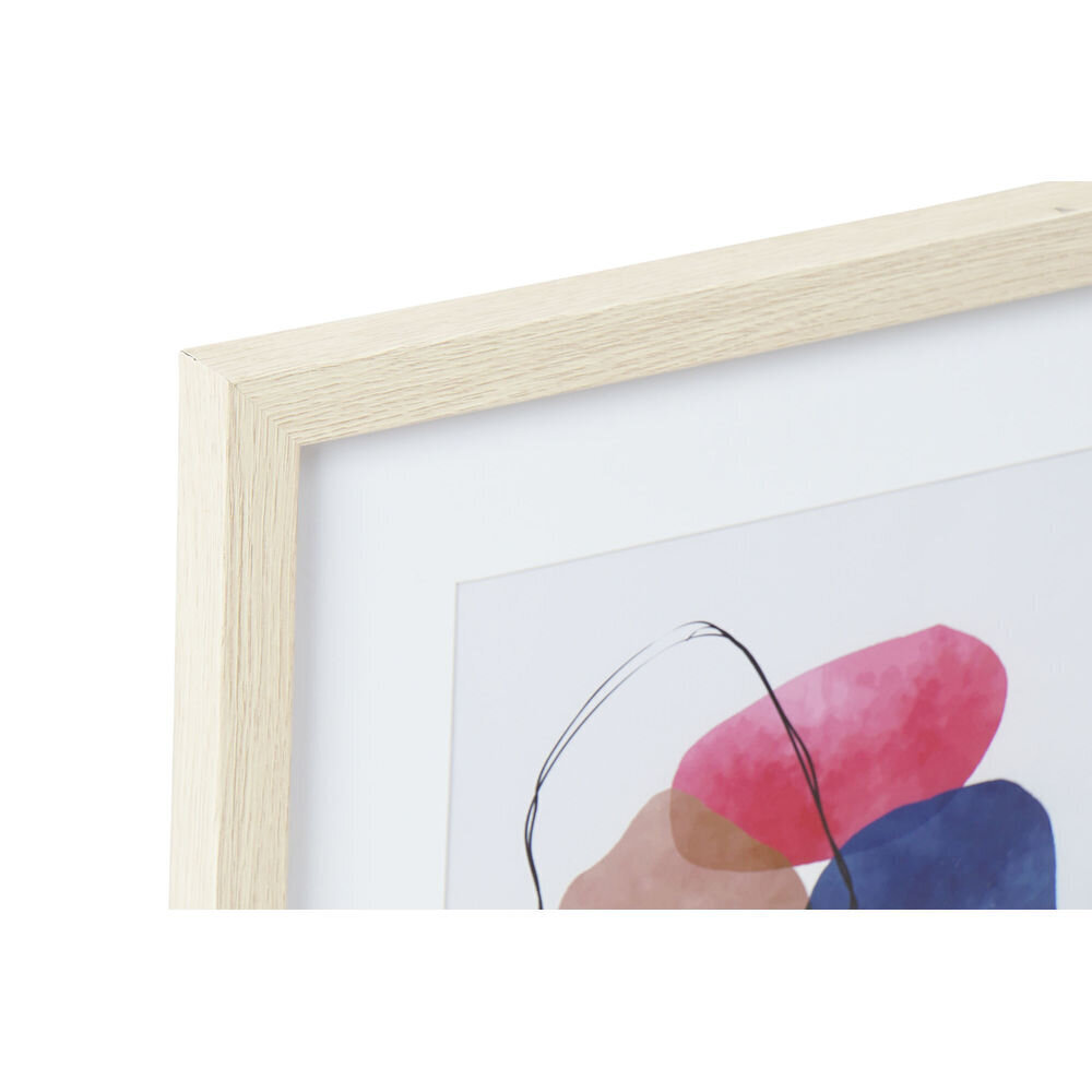 Glezna DKD Home Decor polistirols Abstrakts (4 pcs) (35 x 2.5 x 45 cm) cena un informācija | Gleznas | 220.lv