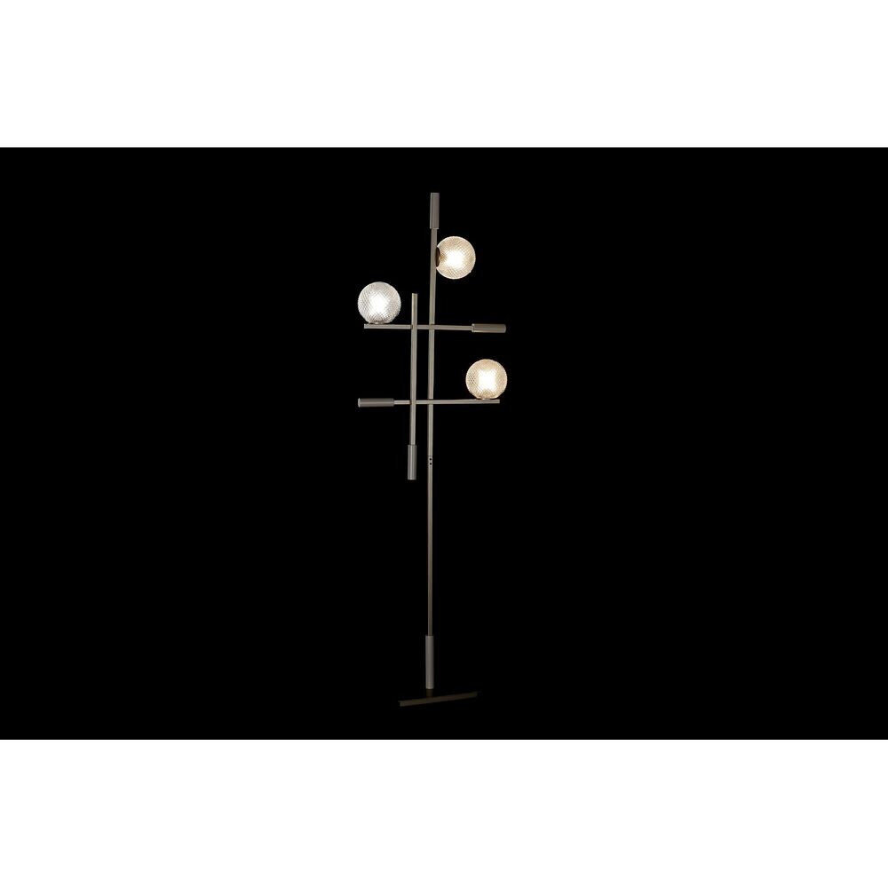 Grīdas lampa DKD Home Decor Stikls Bronza Metāls Moderns (55 x 24 x 185 cm) cena un informācija | Griestu lampas | 220.lv