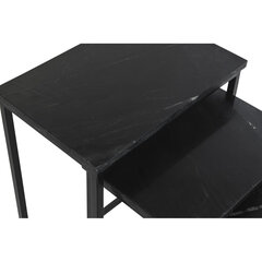 Набор из трех столиков DKD Home Decor, чёрный, металл, мрамор современный (40 x 26 x 65 см) (3 шт.) цена и информация | Журнальные столики | 220.lv
