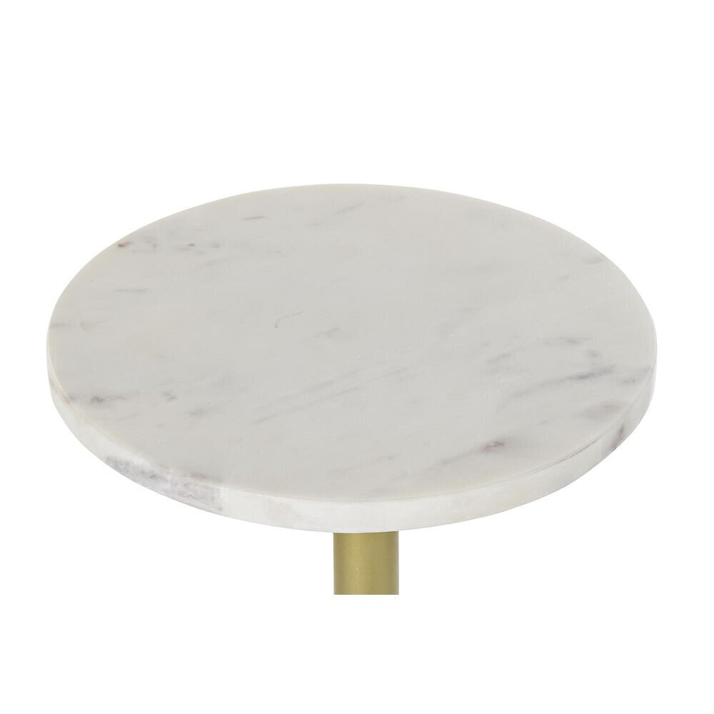 Mazs galdiņš DKD Home Decor Bronza Metāls Marmors (27 x 27 x 62 cm) cena un informācija | Žurnālgaldiņi | 220.lv