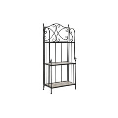 Полка DKD Home Decor Мозаика Керамика, чёрная Ковка (54 x 29 x 121 см) цена и информация | Полки | 220.lv