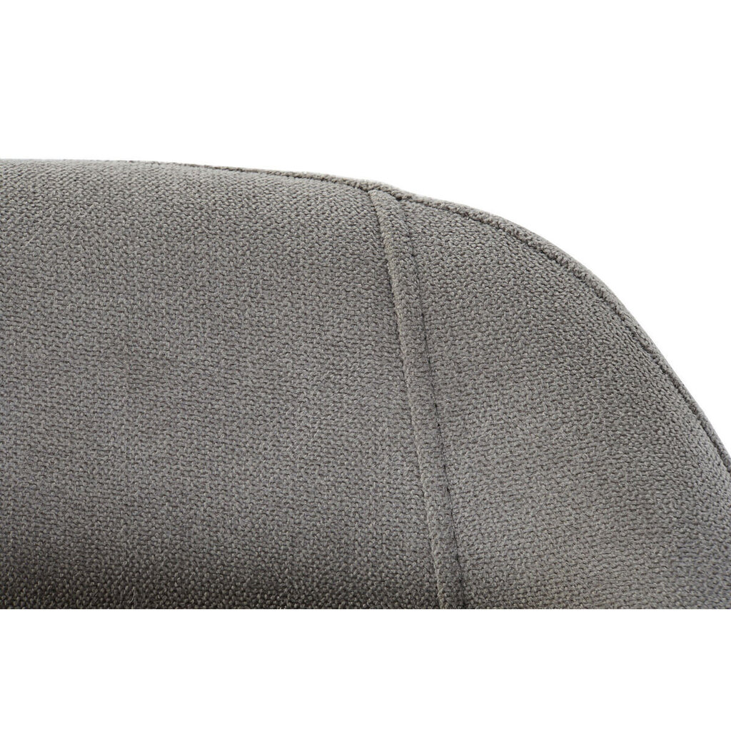 Sēdeklis DKD Home Decor Melns Pelēks Metāls Poliesters (75 x 76 x 82 cm) cena un informācija | Atpūtas krēsli | 220.lv