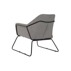 Сиденье DKD Home Decor, чёрный серый металл, полиэстер (75 x 76 x 82 см) цена и информация | Кресла в гостиную | 220.lv