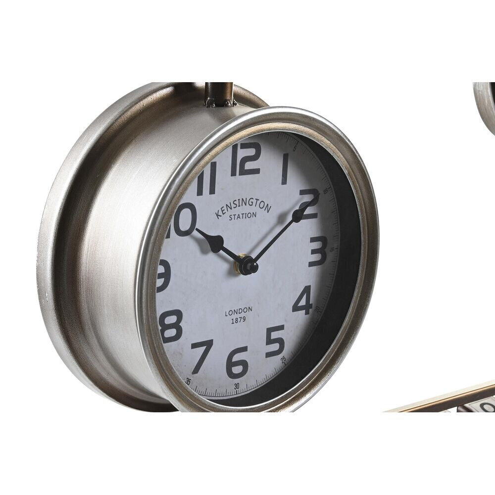 Sienas pulkstenis DKD Home Decor Stikls Sarkans Melns Bronza Dzelzs (57 x 9,5 x 57 cm) cena un informācija | Pulksteņi | 220.lv