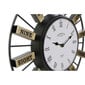 Sienas pulkstenis DKD Home Decor Stikls Sudrabains Bronza Dzelzs (40 x 6.4 x 40 cm) (2 pcs) cena un informācija | Pulksteņi | 220.lv