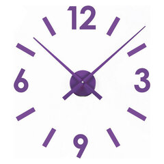 Sienas pulkstenis polipropilēns Violets cena un informācija | Pulksteņi | 220.lv
