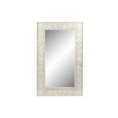 Настенное зеркало DKD Home Decor, белое, древесина манго ромбы (154 x 4 x 92 см) цена и информация | Зеркала | 220.lv