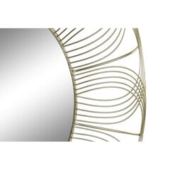 Настенное зеркало DKD Home Decor, позолоченный металл (60 x 4 x 60 см) цена и информация | Зеркальца | 220.lv