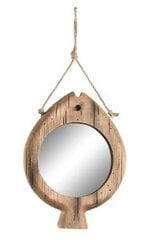 Настенное зеркало DKD Home Decor, деревянное, коричневое (30 x 2.5 x 23 см) цена и информация | Зеркала | 220.lv