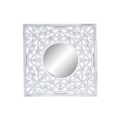 Sienas spogulis DKD Home Decor MDF Balts Mandala (50 x 1,5 x 50 cm) cena un informācija | Spoguļi | 220.lv