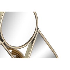 Sienas spogulis DKD Home Decor spogulis Bronza Metāls (49,5 x 2,5 x 99 cm) cena un informācija | Spoguļi | 220.lv