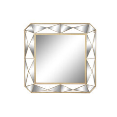 Sienas spogulis DKD Home Decor spogulis Bronza Metāls (70 x 5,5 x 70 cm) cena un informācija | Spoguļi | 220.lv