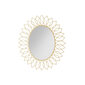 Sienas spogulis DKD Home Decor spogulis Bronza Metāls (75 x 2 x 83 cm) cena un informācija | Spoguļi | 220.lv