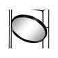 Sienas spogulis DKD Home Decor spogulis Dabisks Melns Metāls Koks (61 x 17,5 x 181 cm) cena un informācija | Spoguļi | 220.lv