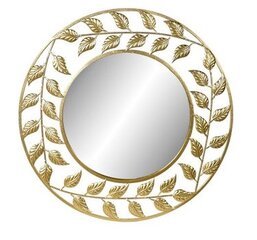 Sienas spogulis DKD Home Decor spogulis Koks Bronza Metāls (80 x 2 x 80 cm) cena un informācija | Spoguļi | 220.lv
