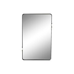 Sienas spogulis DKD Home Decor spogulis Melns Bronza Metāls (52 x 4 x 82 cm) cena un informācija | Spoguļi | 220.lv