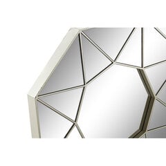 Настенное зеркало DKD Home Decor, шампанское, светло-медный полипропилен (25 x 2 x 25 см) (2 шт.) цена и информация | Зеркала | 220.lv