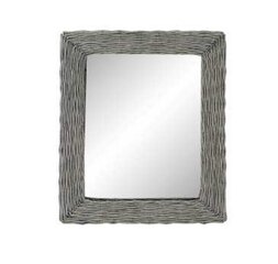 Sienas spogulis DKD Home Decor Stikls Pelēks pīts Cottage (52,5 x 4 x 63 cm) cena un informācija | Spoguļi | 220.lv