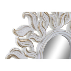 Sienas spogulis DKD Home Decor Stikls Rozā Balts Цветы Kartons polipropilēns (3 pcs) (2 pcs) (25 x 2 x 35 cm) цена и информация | Зеркала | 220.lv