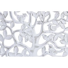 Sienu dekors DKD Home Decor Koks MDF Balts (80 x 2 x 80 cm) цена и информация | Детали интерьера | 220.lv