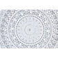 Sienu dekors DKD Home Decor MDF Balts Mandala (60 x 2 x 60 cm) цена и информация | Interjera priekšmeti | 220.lv