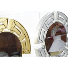 Spoguļu Komplekts DKD Home Decor Bronza Sudrabs polipropilēns (25 x 1.5 x 25 cm) (2 pcs) cena un informācija | Spoguļi | 220.lv