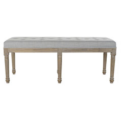 Taburete DKD Home Decor Pelēks (122 x 41 x 46 cm) cena un informācija | Sēžammaisi, pufi | 220.lv