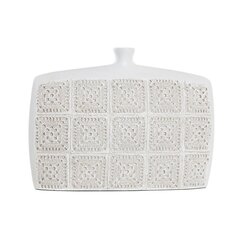 Vāze DKD Home Decor Balts Sveķi Arābija (24 x 9 x 25 cm) cena un informācija | Vāzes | 220.lv