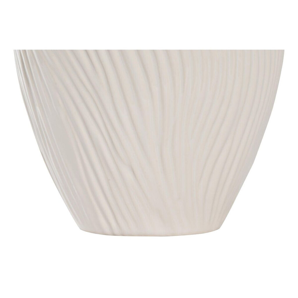 Vāze DKD Home Decor Keramika Balts (18 x 18 x 31 cm) (1 gb.) cena un informācija | Vāzes | 220.lv
