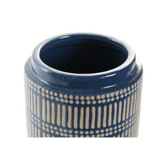 Vāze DKD Home Decor Keramika Tumši Zils Moderns (12 x 12 x 11 cm) cena un informācija | Vāzes | 220.lv