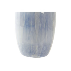 Vāze DKD Home Decor Keramika Zils Balts (11 x 11 x 24 cm) cena un informācija | Vāzes | 220.lv
