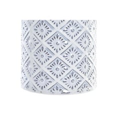 Vāze DKD Home Decor Porcelāns Zils Balts Vidusjūra (14 x 14 x 45 cm) cena un informācija | Vāzes | 220.lv