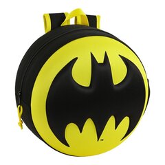 3D Bērnu soma Batman Melns Dzeltens (31 x 31 x 10 cm) cena un informācija | Skolas somas | 220.lv